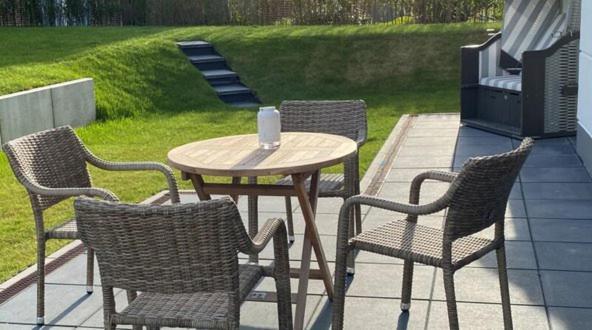 Seeblick Nordlicht, Exklusive Wohnung Mit Terrasse Wangerooge Zewnętrze zdjęcie
